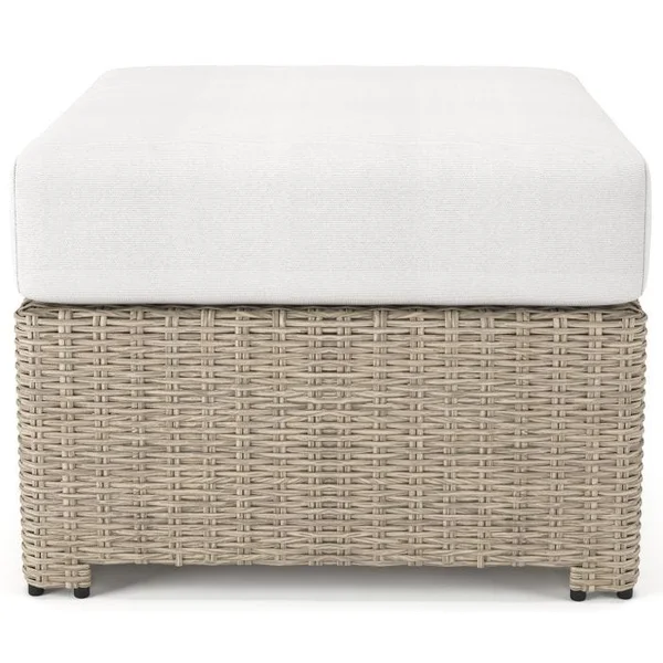 Savannah Ottoman - Latte