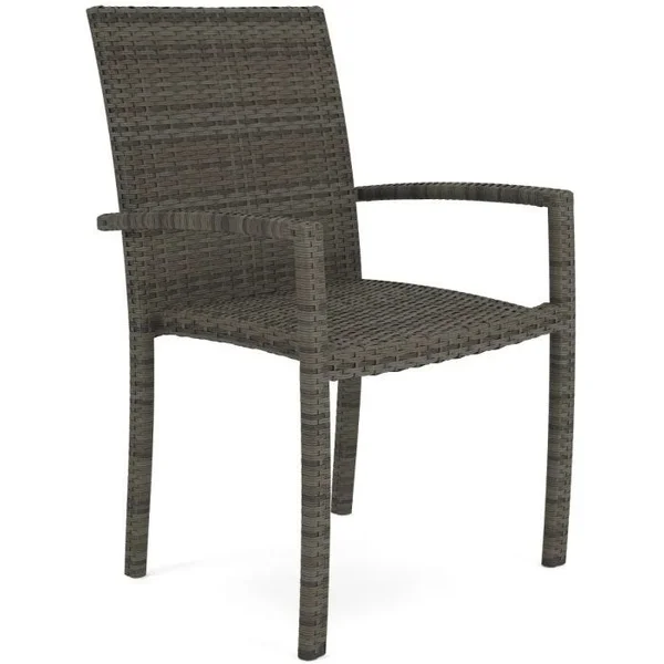Seaside Woven Stacking Arm Chair