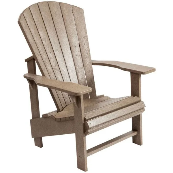 Upright Adirondack Chair - Beige