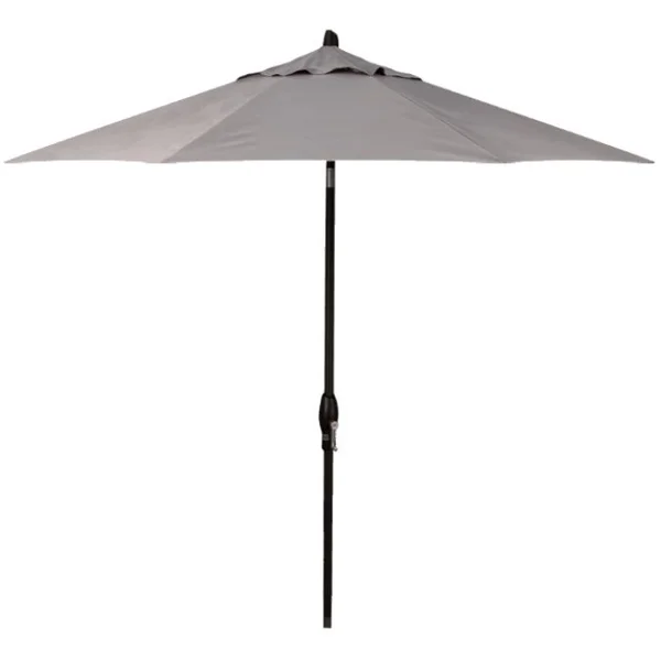 Auto Tilt 9’ Umbrella - Boulder / Black