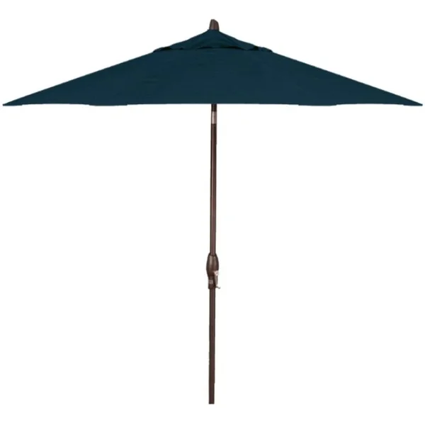 Auto Tilt 9’ Umbrella - Indigo / Bronze