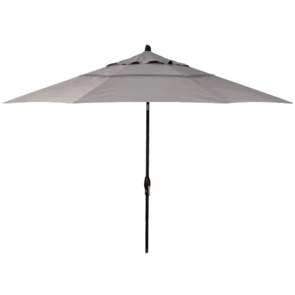 Auto Tilt 11’ Umbrella - Boulder / Black
