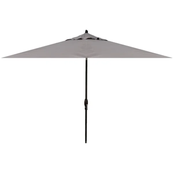 Auto Tilt 6.5’ x 10’ Umbrella - Boulder / Black