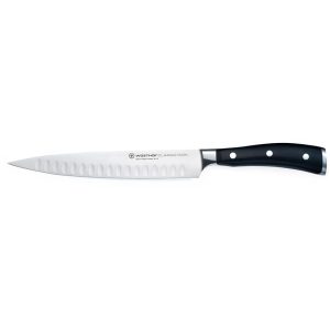 Wusthof Classic Ikon 8-Inch Carving Knife, Hollow Edge - 1040330820