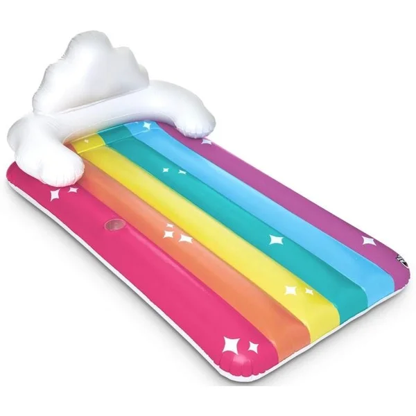 Giant Rainbow Lounger Pool Float