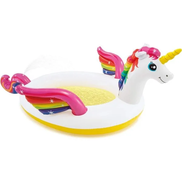 Mystic Unicorn Inflatable Spray Kiddie Pool