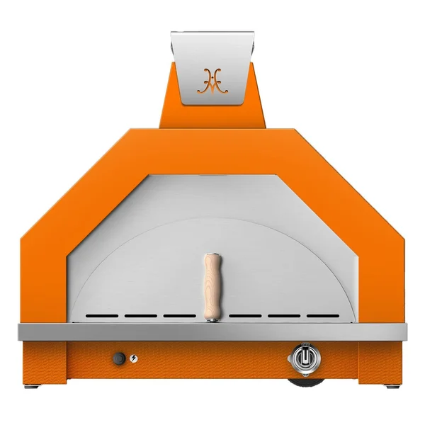 Hestan Campania 33 Inch Countertop Stainless Steel Propane Pizza Oven w/ Light Kit - Citra