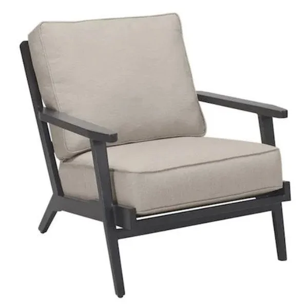 Adeline Lounge Chair - Wenge / Silvered Dove