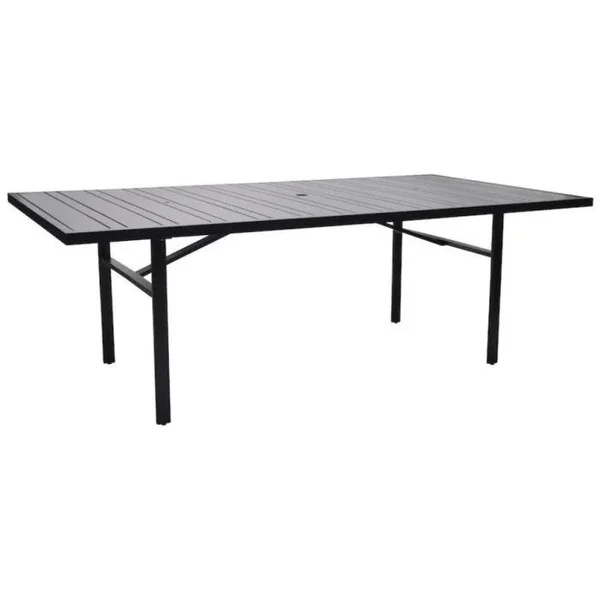 Megan Rectangular Dining Table - Graphite