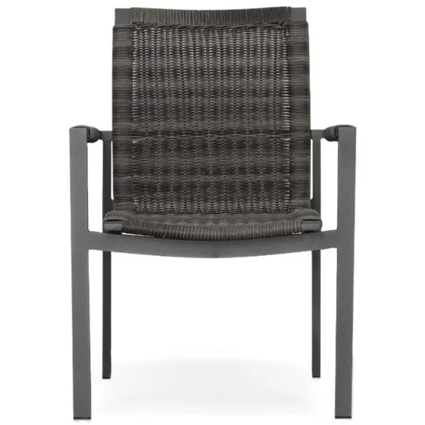 Megan Woven Dining Chair - Graphite
