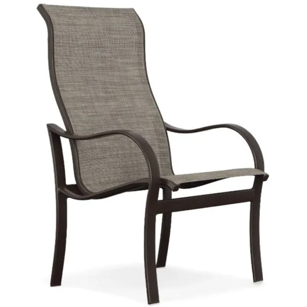 Shoreline High-Back Sling Dining Chair - Greco