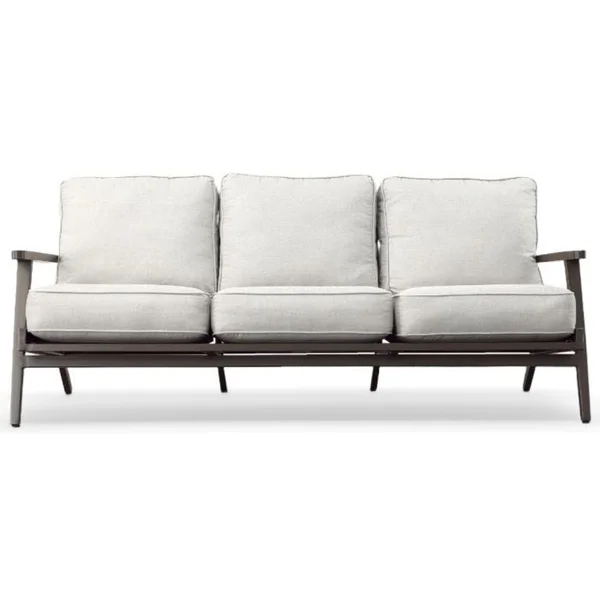 Adeline Sofa - Wenge / Silvered Dove