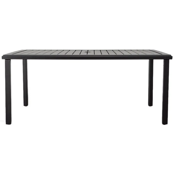 Amici 66"x42" Rectangular Dining Table - Obsidian