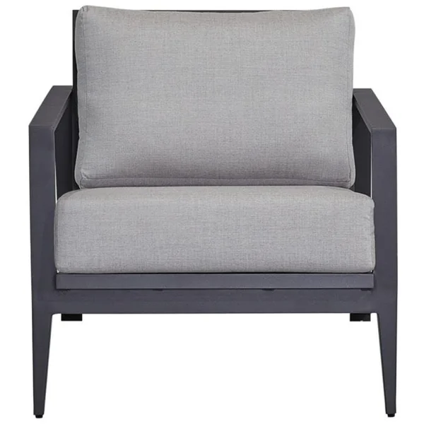 Aragon Lounge Chair - Slate / Silvered Dove