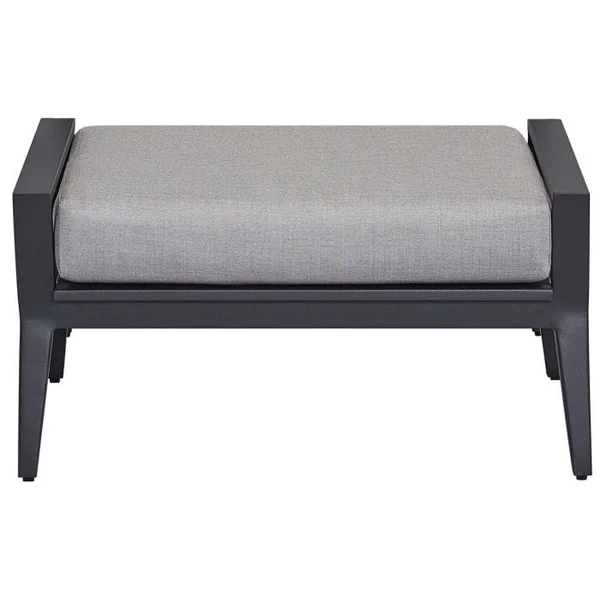 Aragon Ottoman - Slate Grey / Silvered Dove