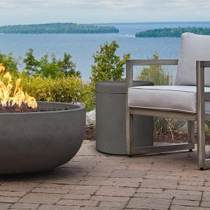 BBQGuys Signature Grand Lake Propane Tank Cover in Carbon - 3719-CBNC