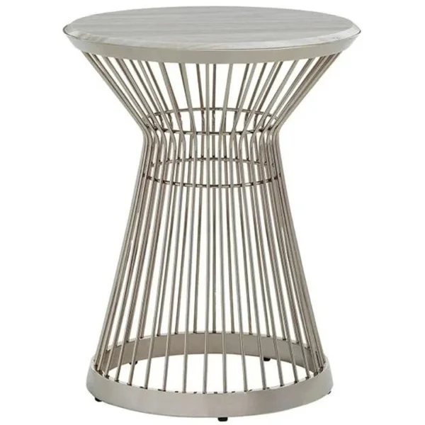 Martini Stainless Accent Table
