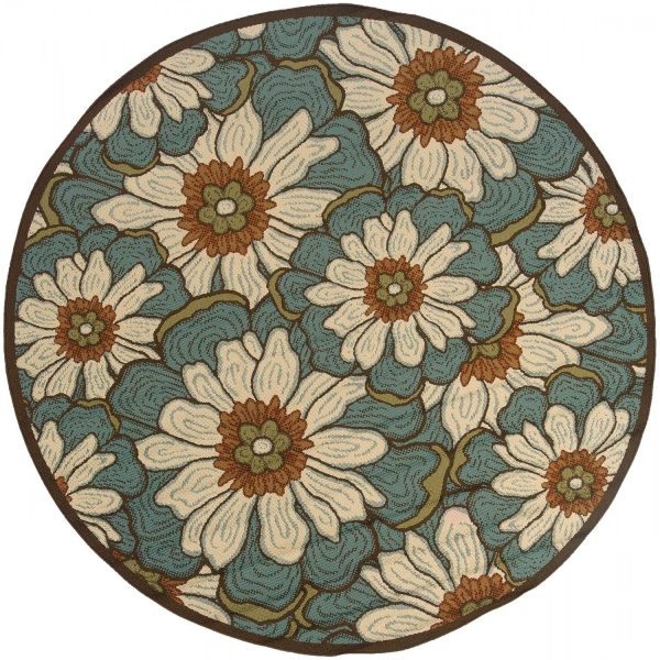 Oriental Weavers Montego 7.83 Ft. Round Indoor/Outdoor Rug - 3444M