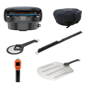 Everdure Kiln 2 Burner Propane Pizza Oven - PIZZA LOVER Bundle  - Graphite - EKILN2GUS