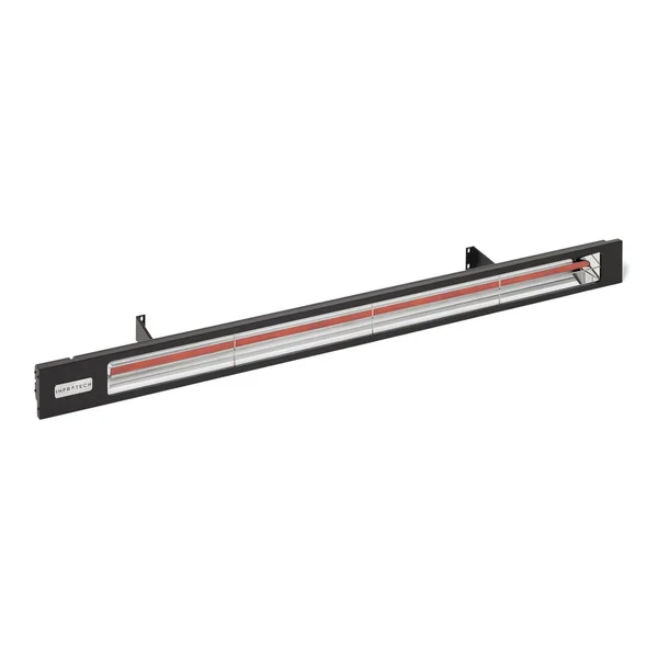 Infratech Slimline Series 63 1/2-Inch 3000W Single Element Electric Infrared Patio Heater - 240V - Matte Black - SL3024BL
