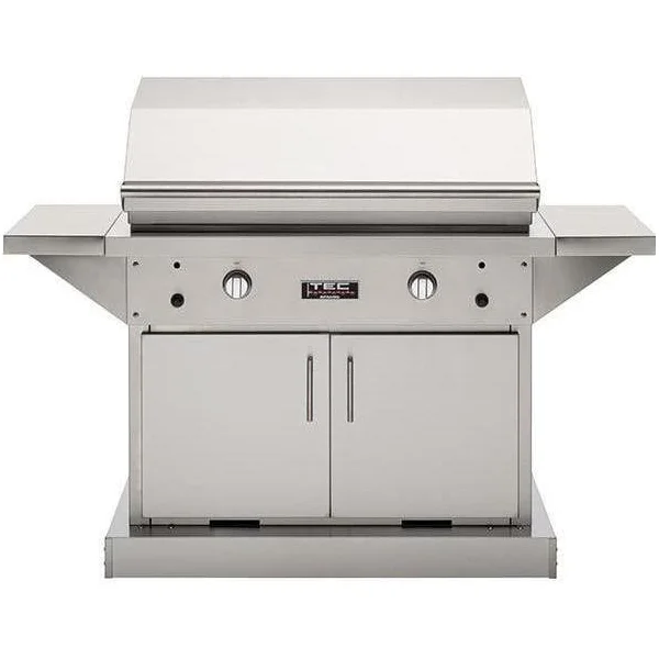 TEC Patio FR 44-Inch Infrared Natural Gas Grill On Stainless Cabinet - PFR2NTCABS
