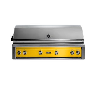 Lynx Professional 54 Inch Built-In Propane Grill w/ One Infrared Trident Burner & Rotisserie in California Poppy - L54TR-CALP