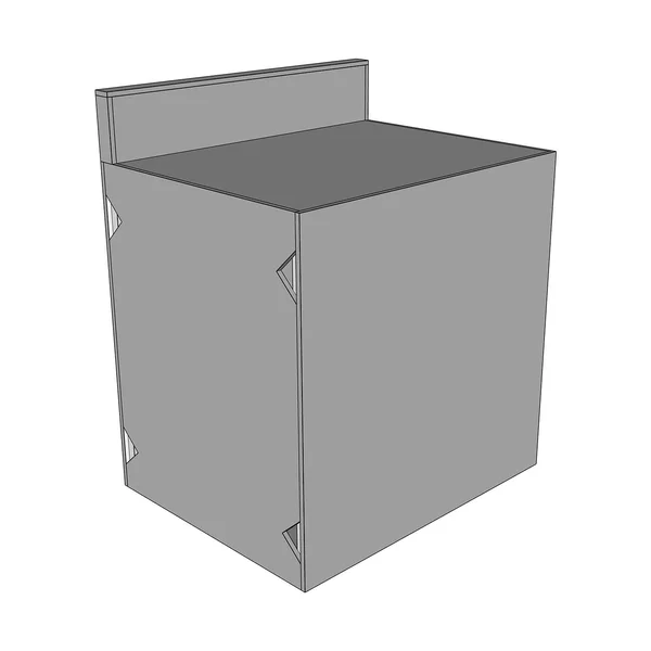 Universal 36-Inch Ready To Finish BBQ Island Appliance And Storage Cabinet W/Backsplash