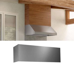 Zephyr Cypress Outdoor Pro Style 48 Inch 1200 CFM Wall Mount Hood W/ 12 Inch Duct Cover