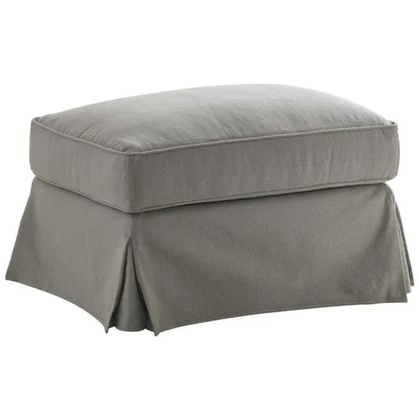 Stowe Slipcover Ottoman