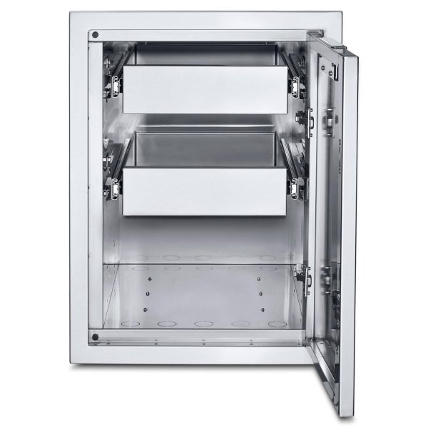 Crown Verity Infinite Series 21-Inch Enclosed Cabinet Storage W/ Double Storage Drawers - Large - IBILC-2D