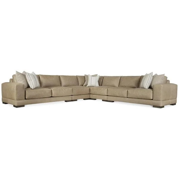 Lars 5-Piece Leather Sectional