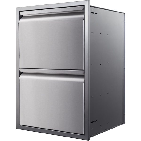 Memphis Grills 21-Inch Double Access Drawer With Soft Close - VGC21DB2