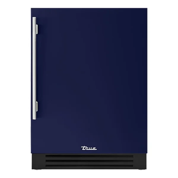 True 24 Inch 4.2 Cu. Ft. Right Hinge Outdoor Freezer - Cobalt w/ Stainless Steel Handles - TUF-24-R-OP-C~DSK-078-H04
