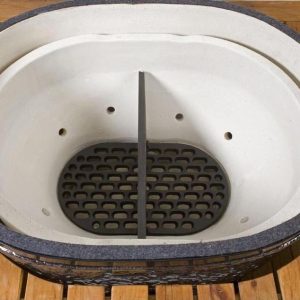 Primo Cast Iron Firebox Divider For Oval Large - PG00344
