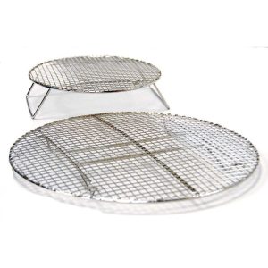 Evo Circular Nickel Plated Roasting & Baking Racks - Set Of 2 Sizes -12-0117-AC