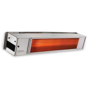 Sunpak 48-Inch 25,000 BTU Natural Gas Infrared Patio Heater - Stainless Steel - S25 S-NG