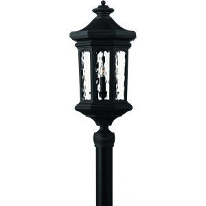 Hinkley Lighting Raley Four Light 26-Inch Outdoor Path Light - Museum Black - 1601MB