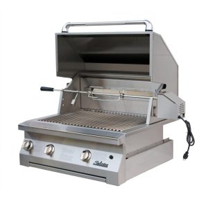 Solaire 30 Inch Built-In All Infrared Propane Gas Grill With Rotisserie - SOL-AGBQ-30IR-LP