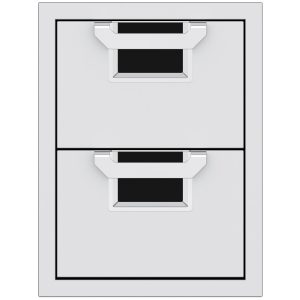 Aspire By Hestan 16-Inch Double Storage Drawers - Stealth - AEDR16-BK