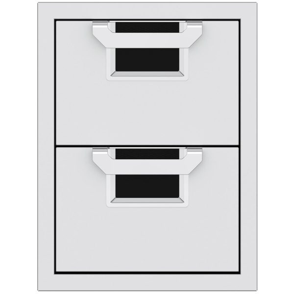 Aspire By Hestan 16-Inch Double Storage Drawers - Stealth - AEDR16-BK