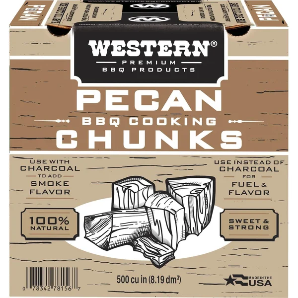 Western 500 Cu In Pecan Chunks