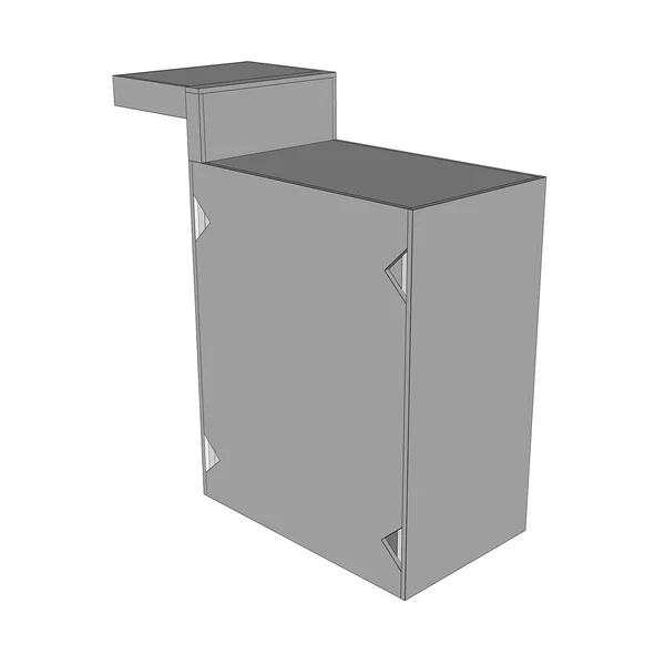 Universal 18-Inch Ready To Finish BBQ Island Appliance And Storage Cabinet W/Bar