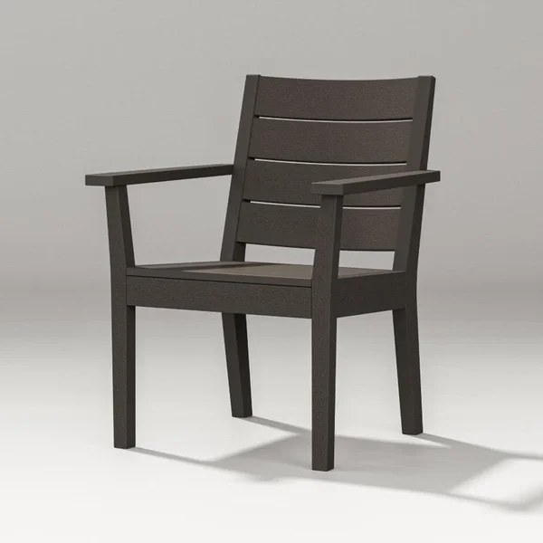 Latitude Dining Arm Chair in Vintage Coffee By PW Designer Series