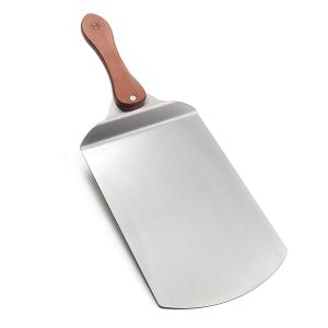 Outset Stainless Steel Pizza Peel W/ Collapsible Rosewood Handle - QZ10