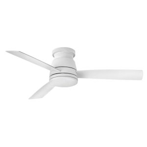 Hinkley Lighting Trey 52 Inch Indoor / Outdoor Ceiling Fan W/ LED Lighting - Matte White - 902752FMW-LWD