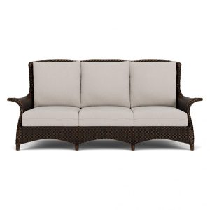 Mandalay Lloyd Loom Sofa in Mink/Remy Cloud by Lloyd Flanders