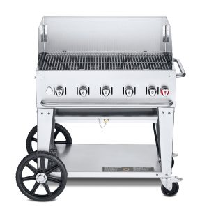 Crown Verity 36-Inch Mobile Natural Gas Windguard Package - CV-MCB-36WGP-NG