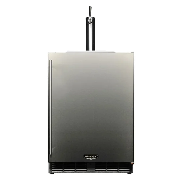 Kalamazoo Signature 24 Inch Refrigerated Keg Tapper - Right Hinge - Lock - 1 Tap - K-HP24TO-4-1RL-1-S4