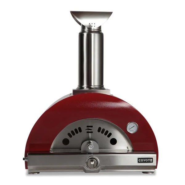 Coyote 30 Inch Hybrid Natural Gas Pizza Oven - Red - C1PZ30HRNG