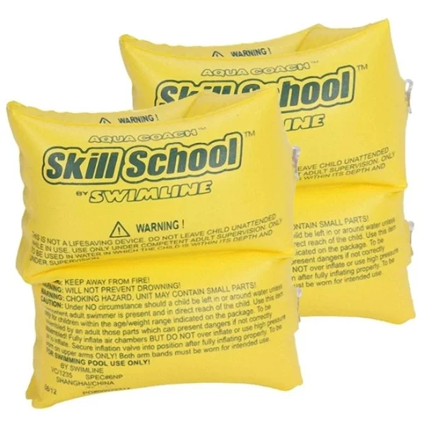 Aqua Coach Yellow Arm Band Floats